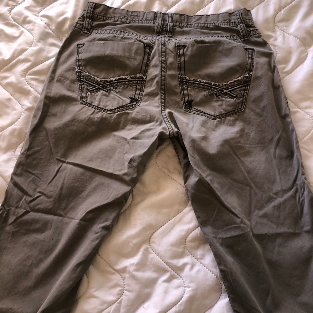 BKE Tyler straight gray pants men’s size 33x 30